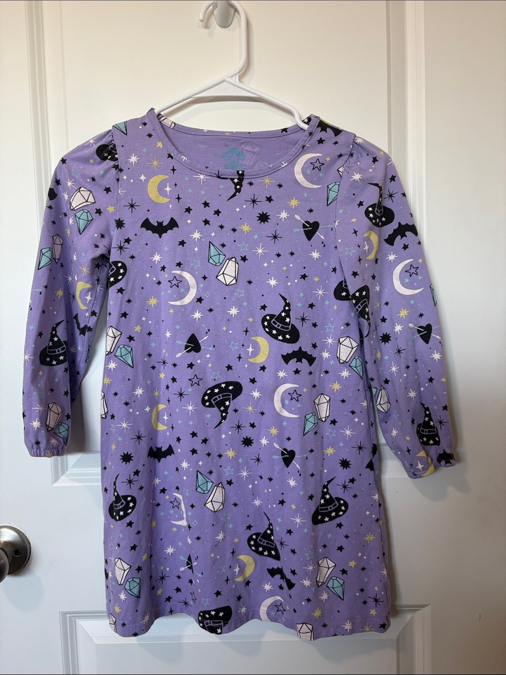 3/$15 - Girls' Lavender Magical Print Casual Dress